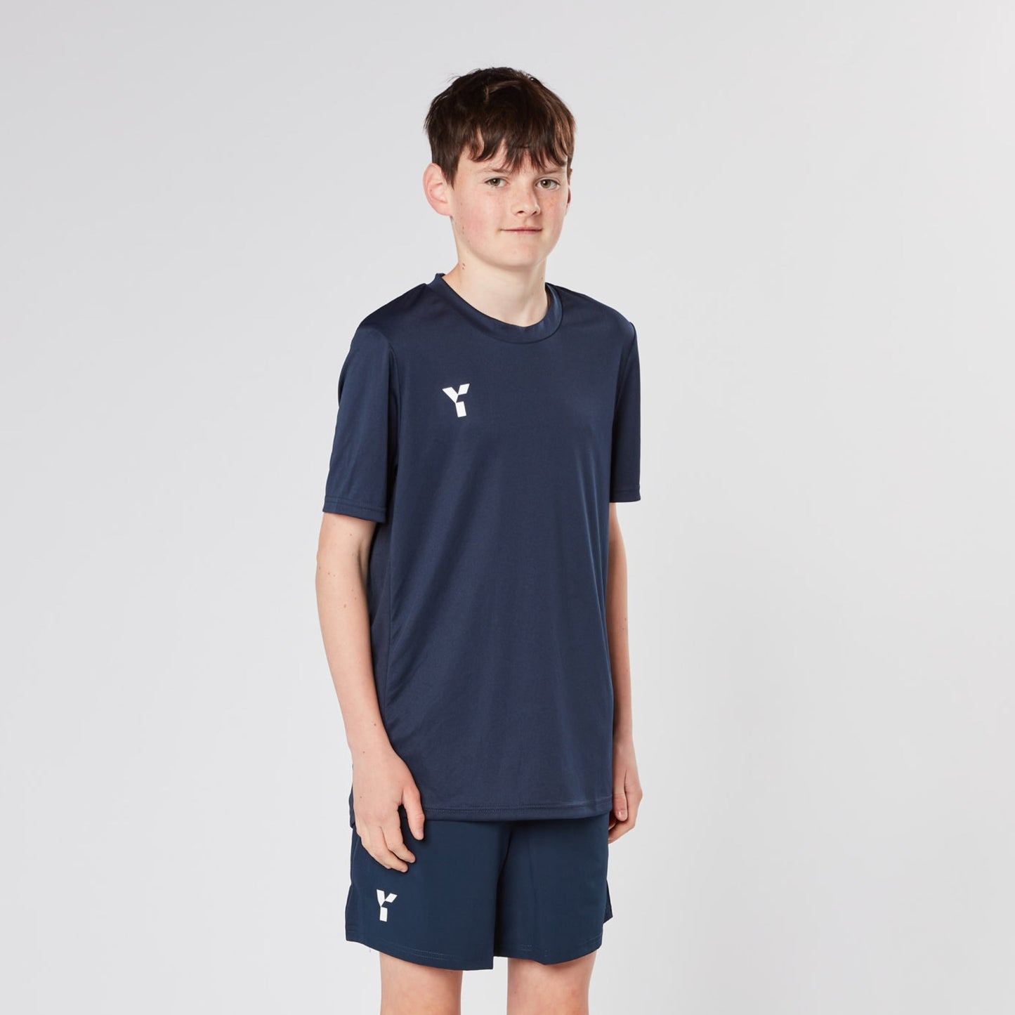 Short Sleeve Training Top Junior Unisex White