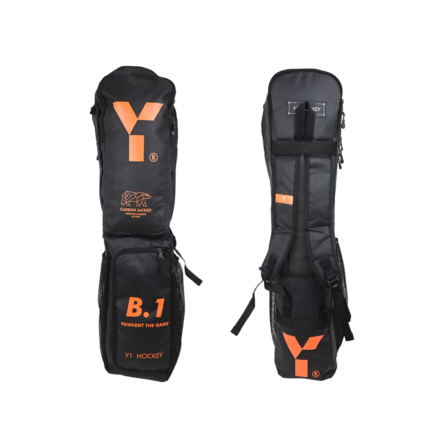 B.1 Stickbag - Black/Orange