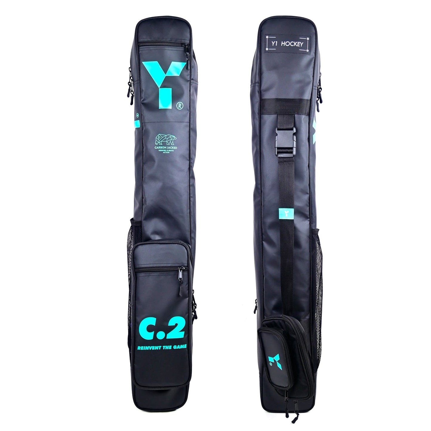 C.2 Stickbag - Black/Teal