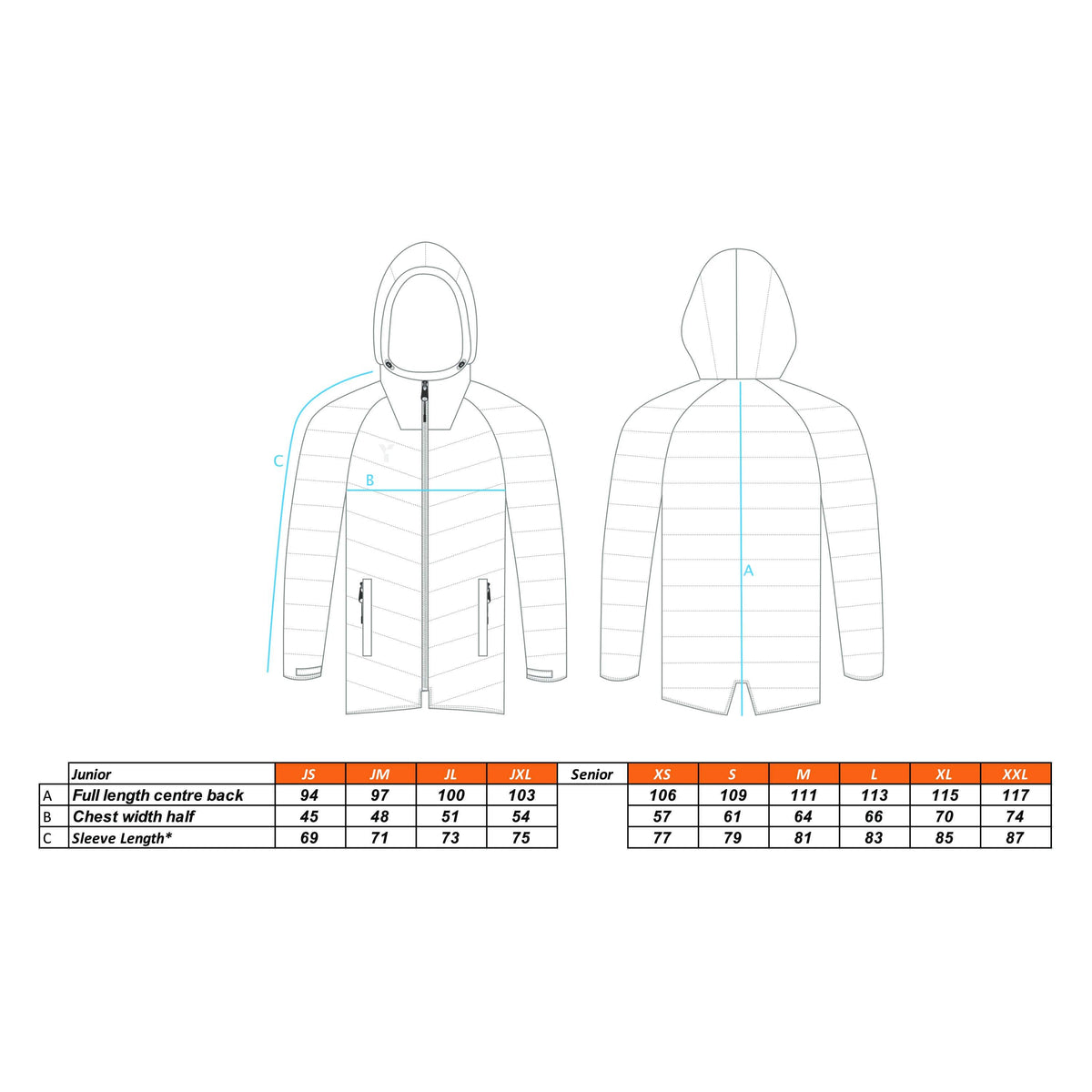 Bench Jacket Unisex Navy