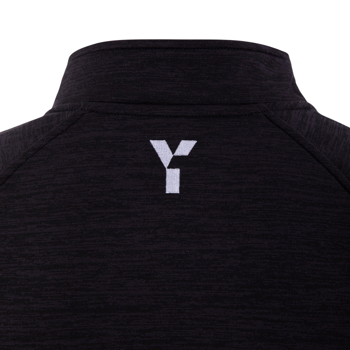 Fugi Quarter Zip Unisex Black Melange