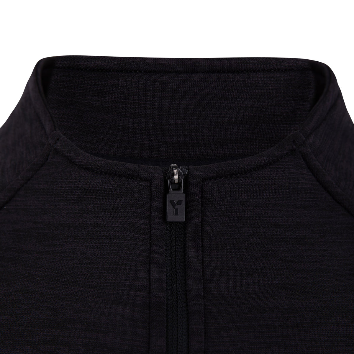 Fugi Quarter Zip Unisex Black Melange
