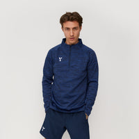 Fugi Quarter Zip Unisex Black Melange