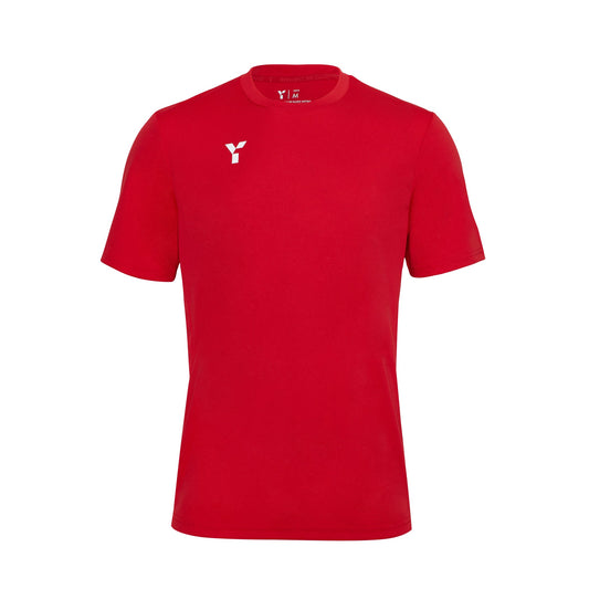 Short Sleeve Training Top Mens Red